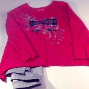 Lovely Ribbon shirt & pants girls 4T Garanimal&Jum